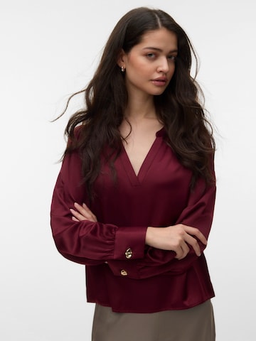 Chemisier 'VMCHARM' VERO MODA en rouge : devant