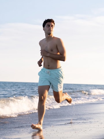 Surf Monkey Swimming Trunks in Blue