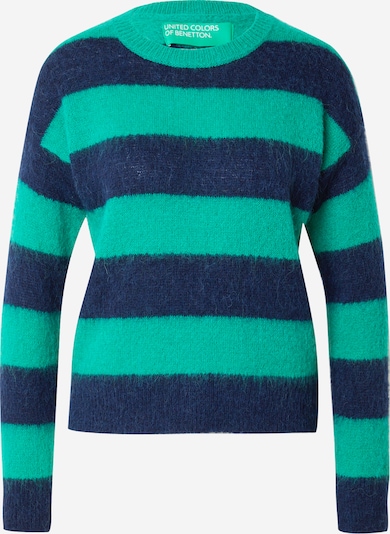 Pullover UNITED COLORS OF BENETTON di colore navy / verde, Visualizzazione prodotti