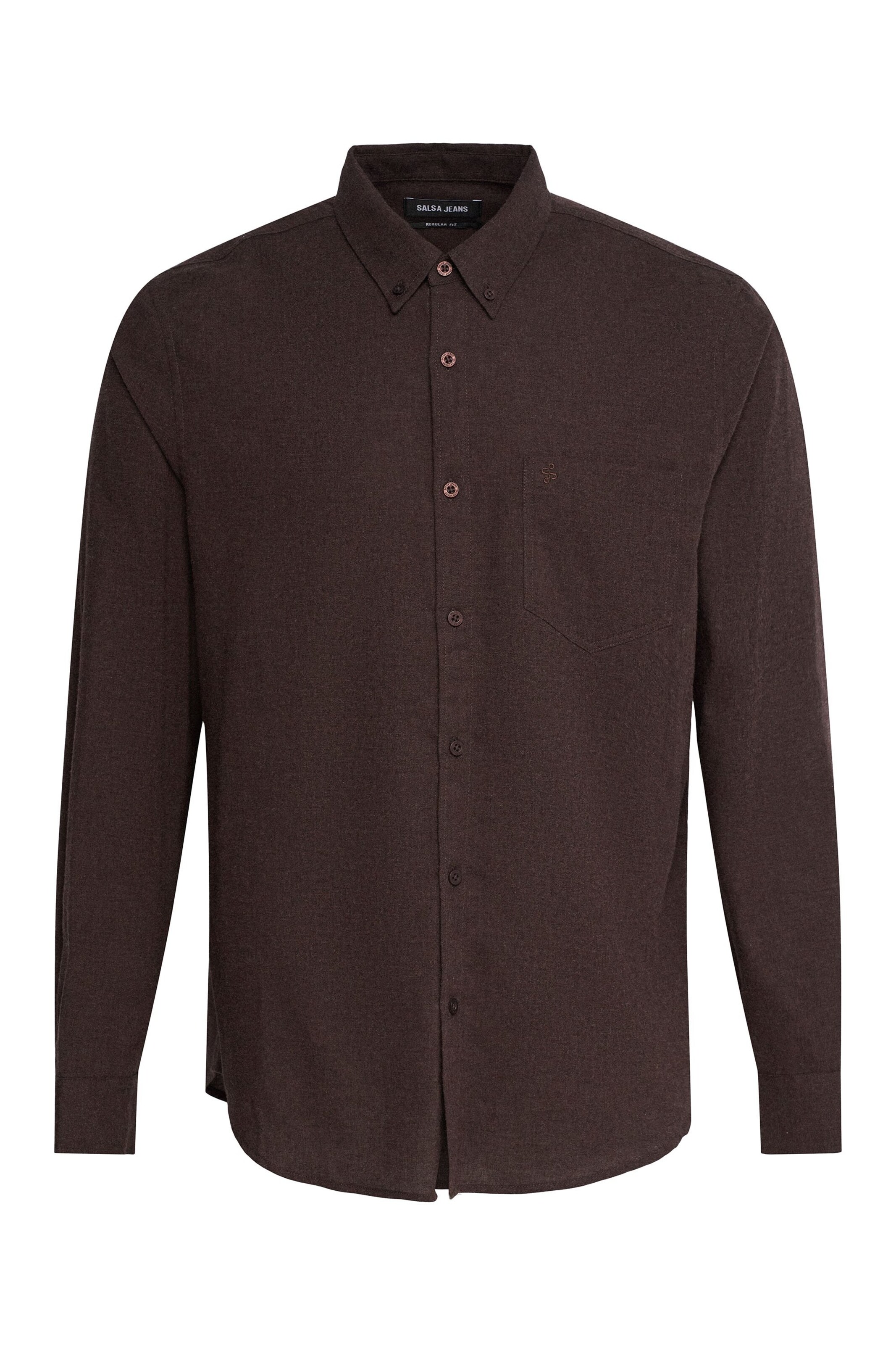 Salsa Jeans Overhemd in Rood: voorkant