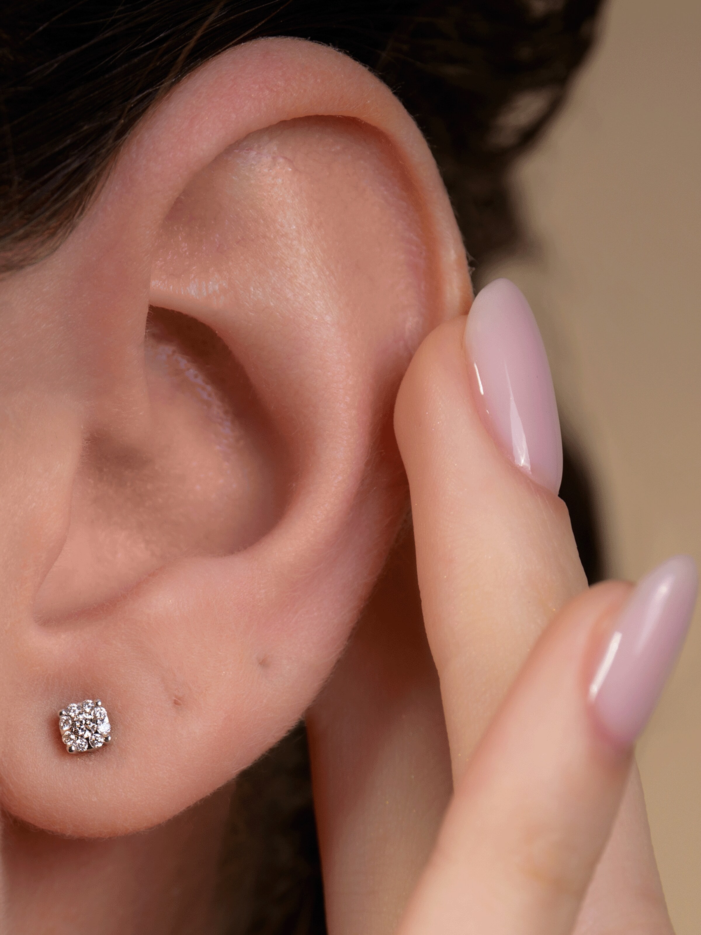 57emozioni Earrings 'Diamond' in Silver