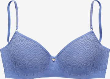 mėlyna LASCANA Pakeliantieji įdėklai į liemenėlę Liemenėlė: priekis