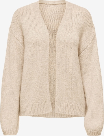 JDY Knit Cardigan in Beige: front