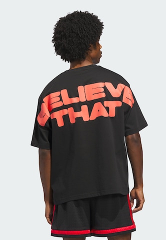 ADIDAS PERFORMANCE Funktionsshirt 'Anthony Edwards Believe That' in Schwarz: Vorderseite