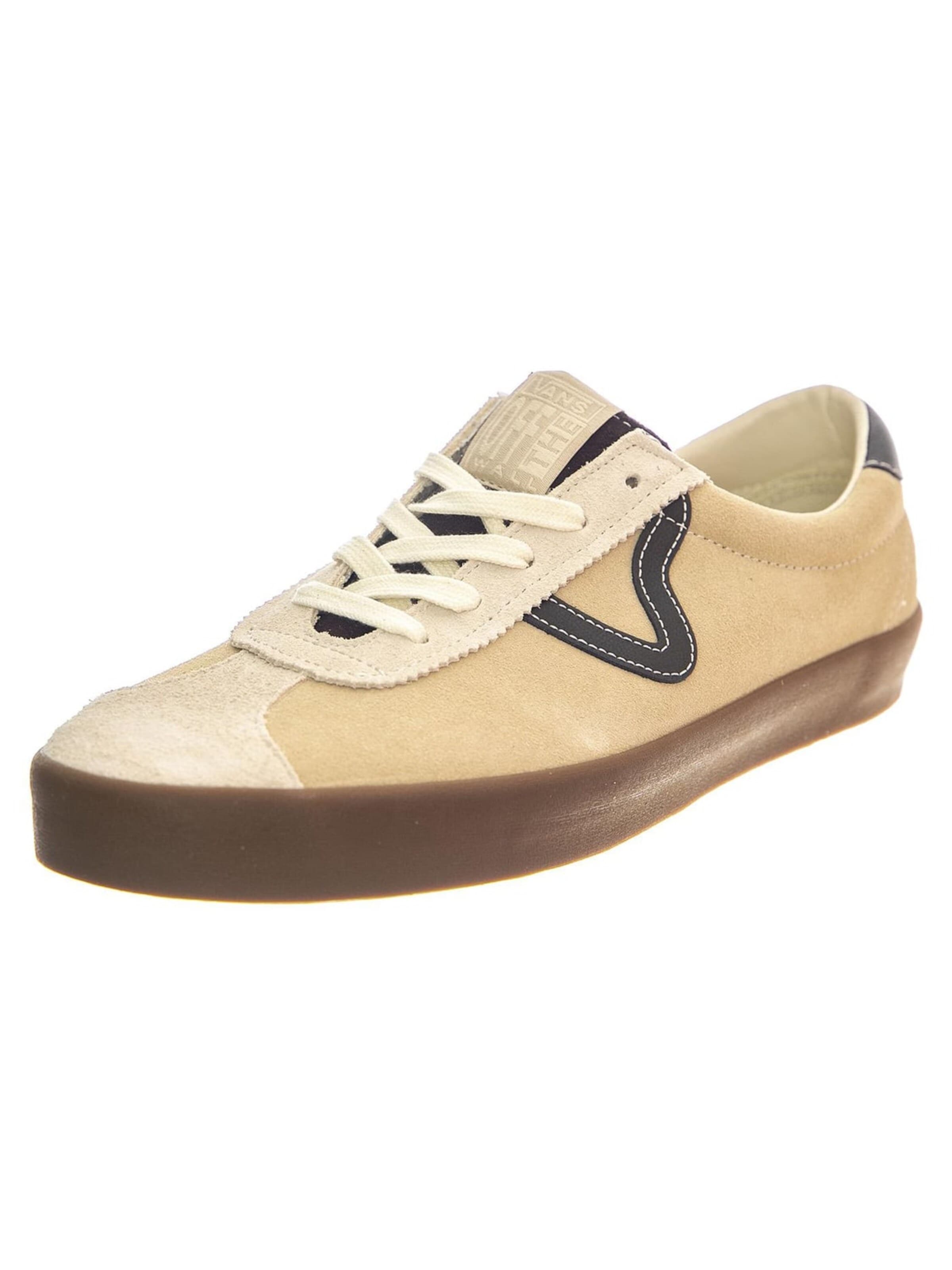 VANS Sporty snøresko i beige: forside