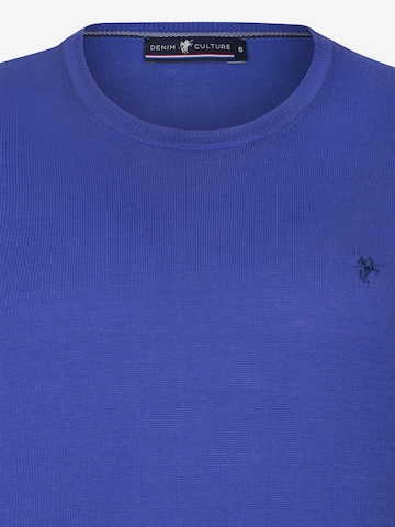 DENIM CULTURE Pullover 'MANNO' i blå