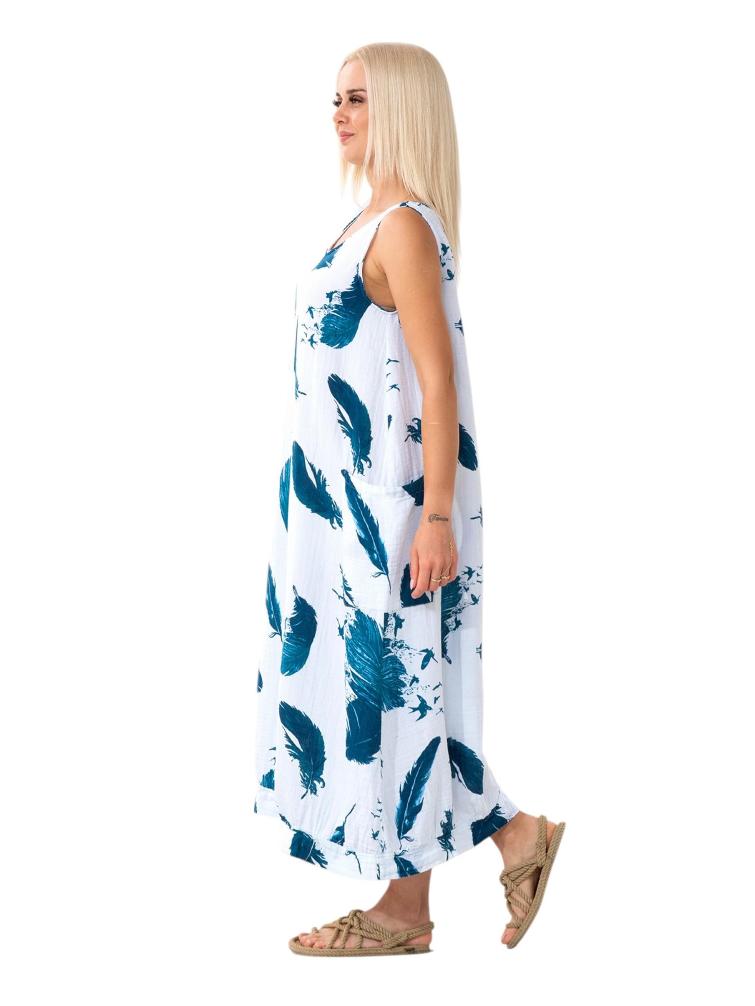 WENOR Strandjurk 'ZELMA' in Blauw