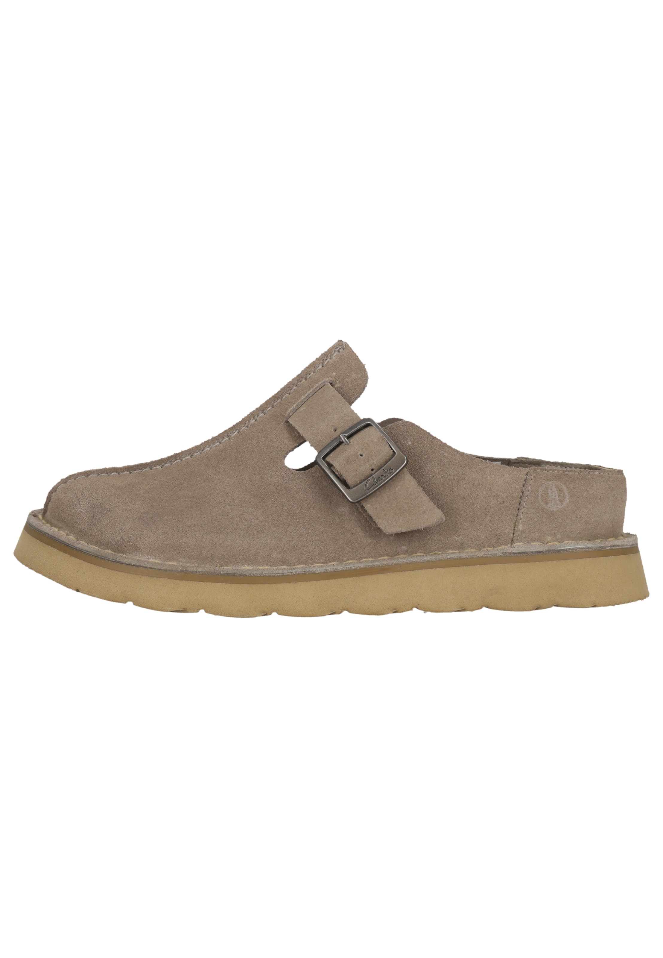CLARKS Pantolette 'Solsbury' in Grau