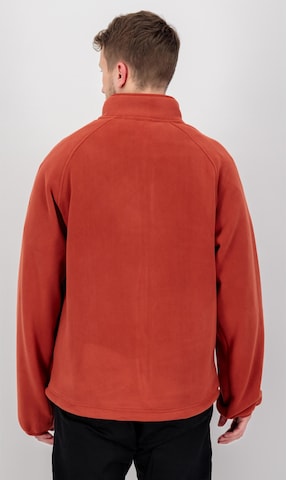 deproc Fleecejacke 'WAWA BAY' in Rot: Vorderseite