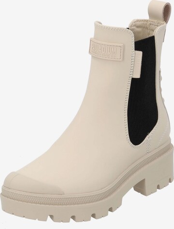 Palladium Chelsea Boots '98866' in Beige: front