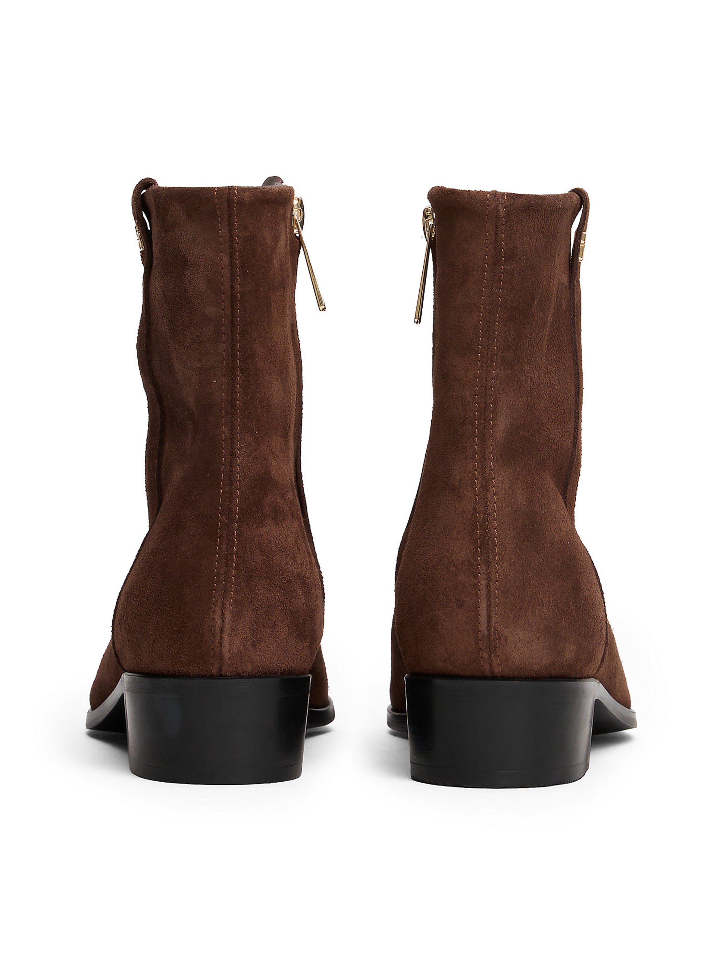 TOMMY HILFIGER Enkellaarsjes in Bruin