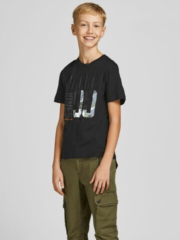 Jack & Jones Junior Majica | črna barva: sprednja stran