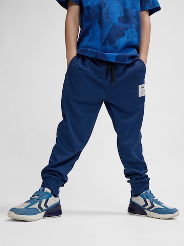 Hummel Tapered Workout Pants 'Ozzy' in Blue