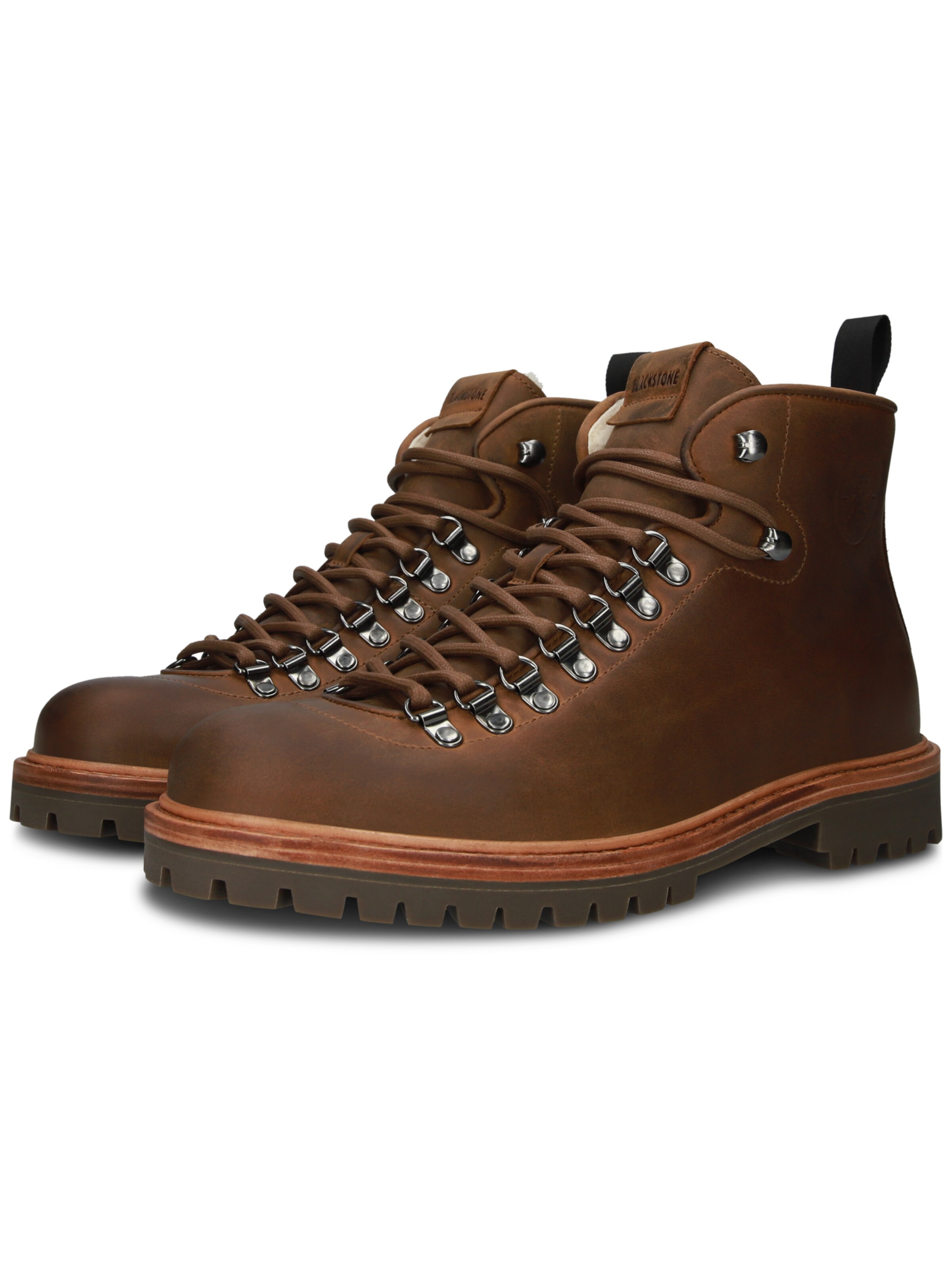 BLACKSTONE - Botas con cordones en marrón