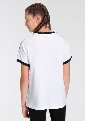 T-Shirt 'Adicolor 3-Stripes' ADIDAS ORIGINALS en blanc