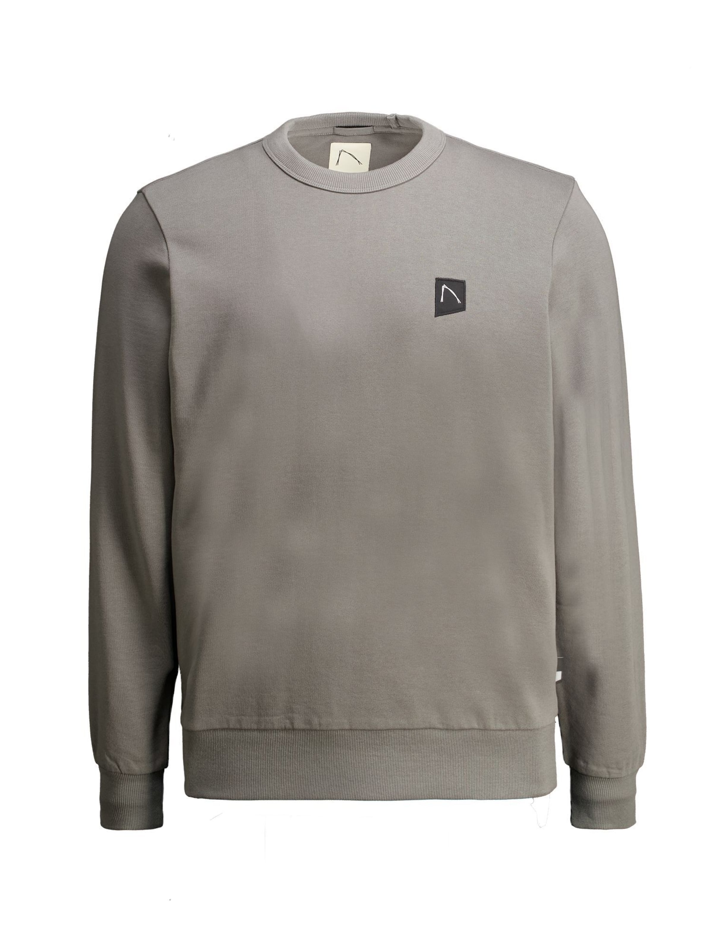 CHASIN' Sweatshirt ' Toby Wave ' in Grey: front