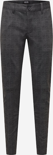 Only & Sons Čino bikses 'Mark', krāsa - pelēks / raibi melns, Preces skats