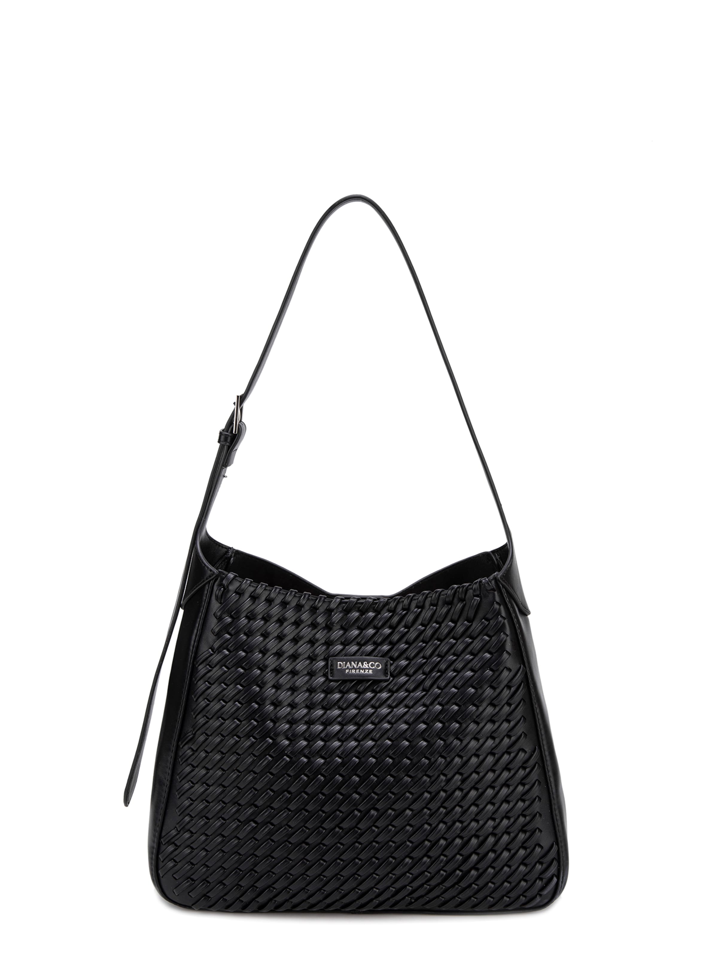 Borsa a spalla di Diana&Co. in nero: frontale