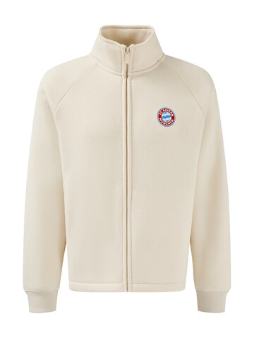FC BAYERN MÜNCHEN Between-Season Jacket in White: front