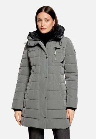 Veste d’hiver Amber & June en gris : devant