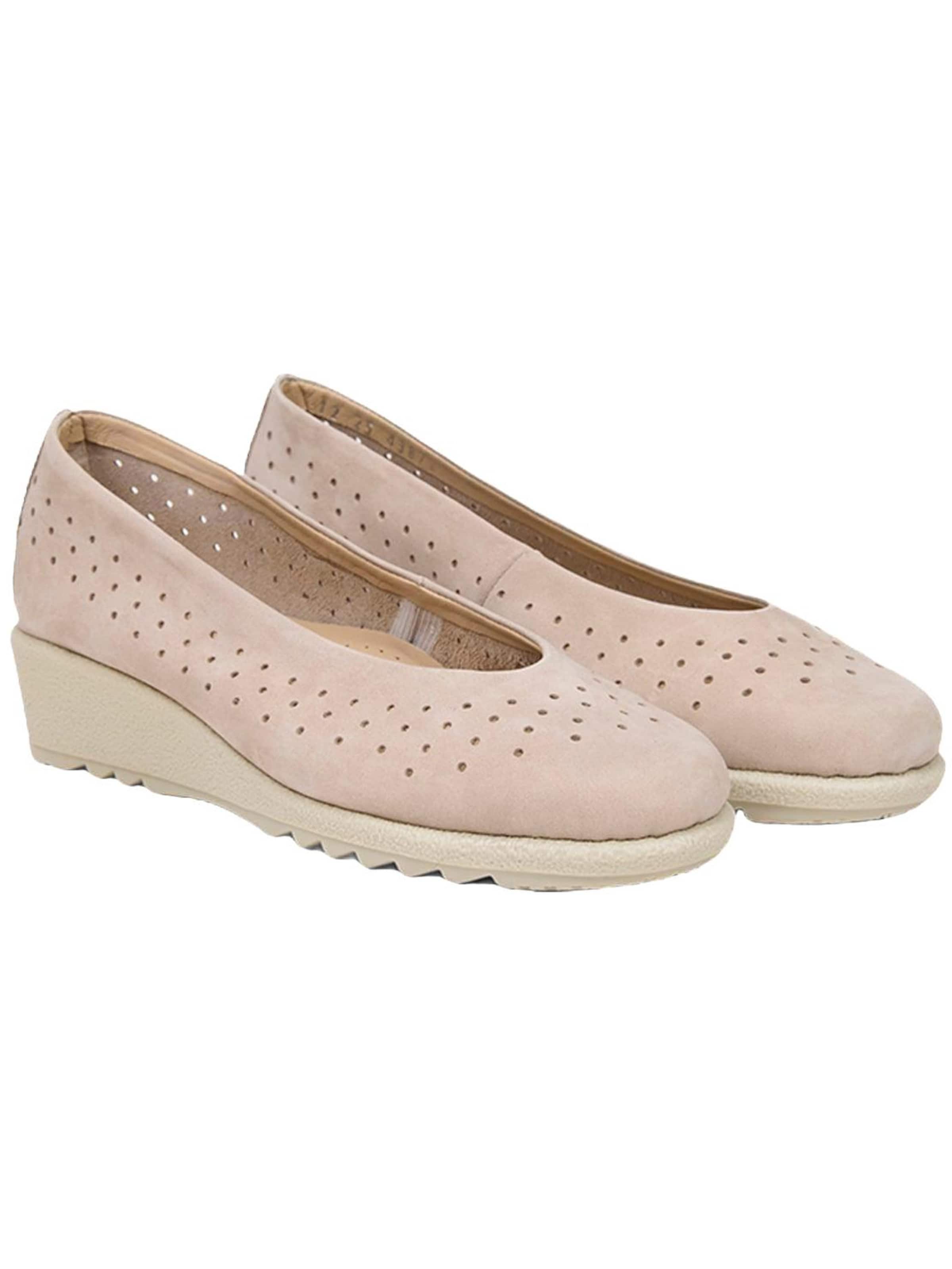 Desa - Zapatillas 'Keilabsatz-Slipper' en beige
