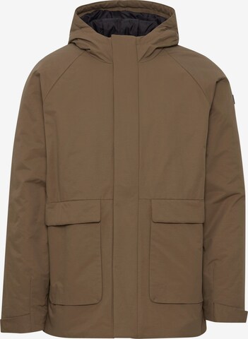 !Solid Winter Jacket 'Caden' in Brown: front