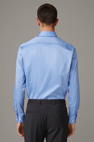 STRELLSON Slim fit Zakelijk overhemd 'Chris' in Blauw
