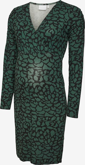 MAMALICIOUS Jurk 'HAYLI TESS' in de kleur Groen / Zwart, Productweergave