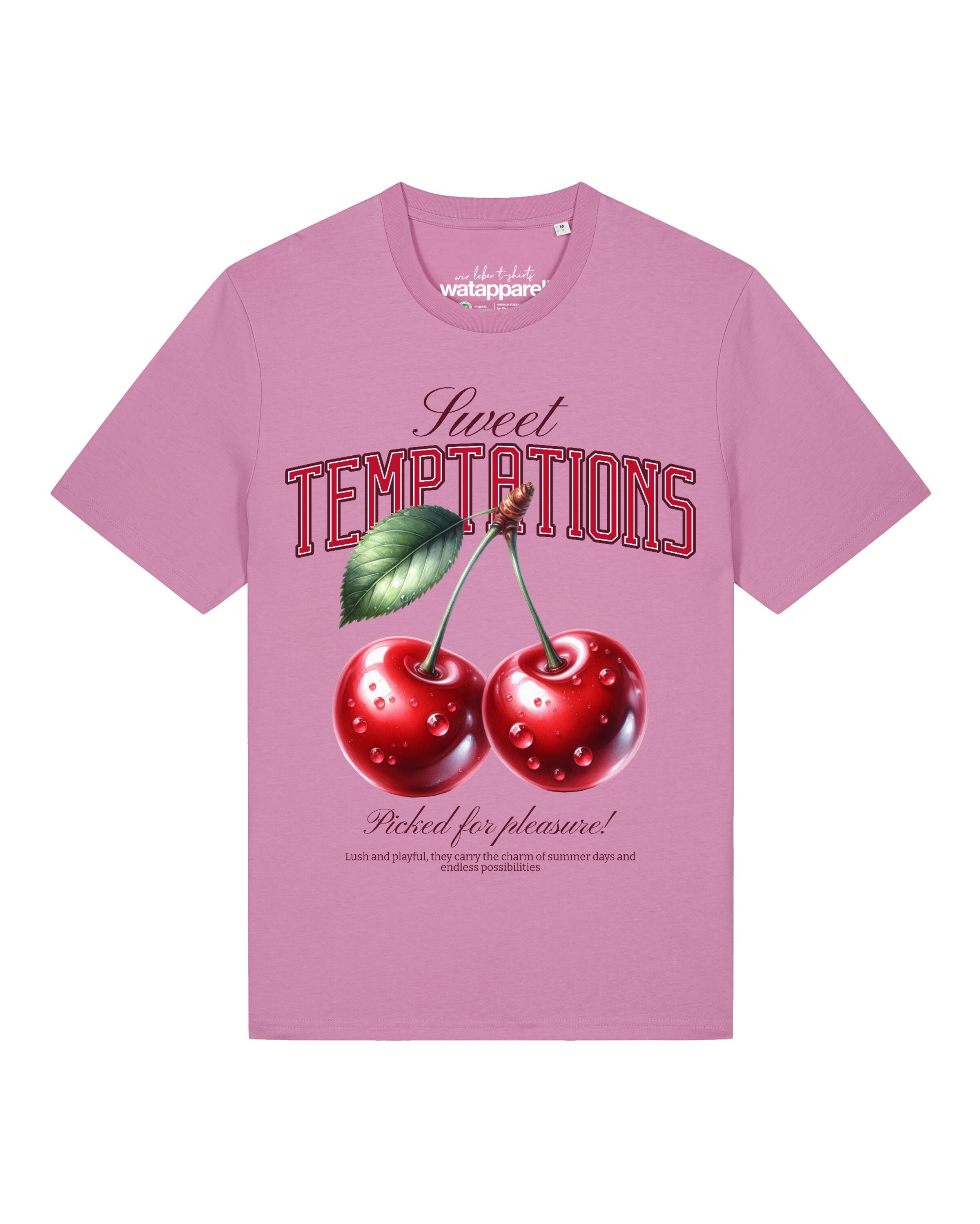 Watapparel Shirt 'Sweet Temptations' in Pink: front