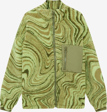 Veste mi-saison Pull&Bear en vert : devant