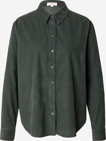 s.Oliver Blouse in Groen: voorkant