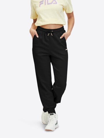 FILA Loose fit Workout Pants 'BUETZOW' in Black: front