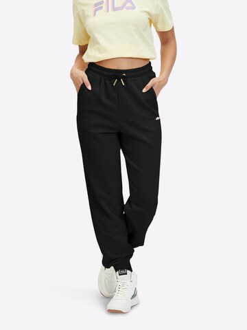 FILA Loosefit Sportbroek 'BUETZOW' in Zwart: voorkant