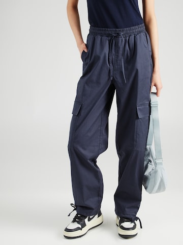 Loosefit Pantalon cargo 'Coria' mazine en bleu : devant