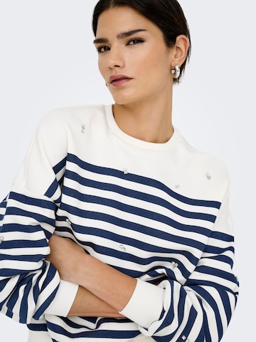 Sweat-shirt 'ONLAdele' ONLY en blanc