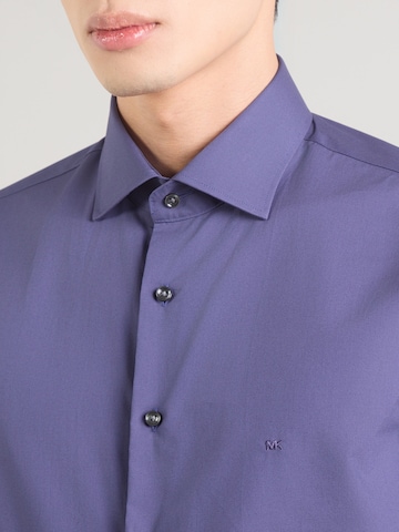 Michael Kors Slim fit Overhemd in Blauw