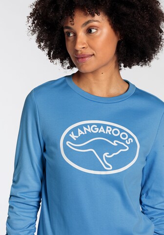 KangaROOS Sweatshirt in Blau