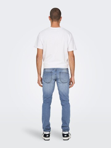 Slimfit Jeans 'Loom' di Only & Sons in blu