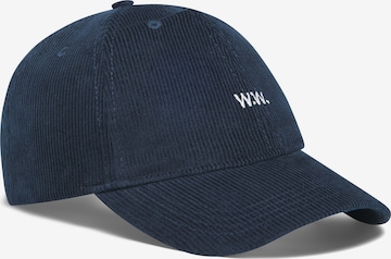 Casquette WOOD WOOD en bleu : devant