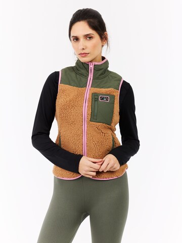 PROTEST Vest 'PRTTry' in Brown