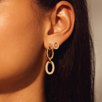 Boucles d'oreilles Parte di Me en or : devant