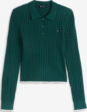 žalia Tommy Jeans Megztinis: priekis