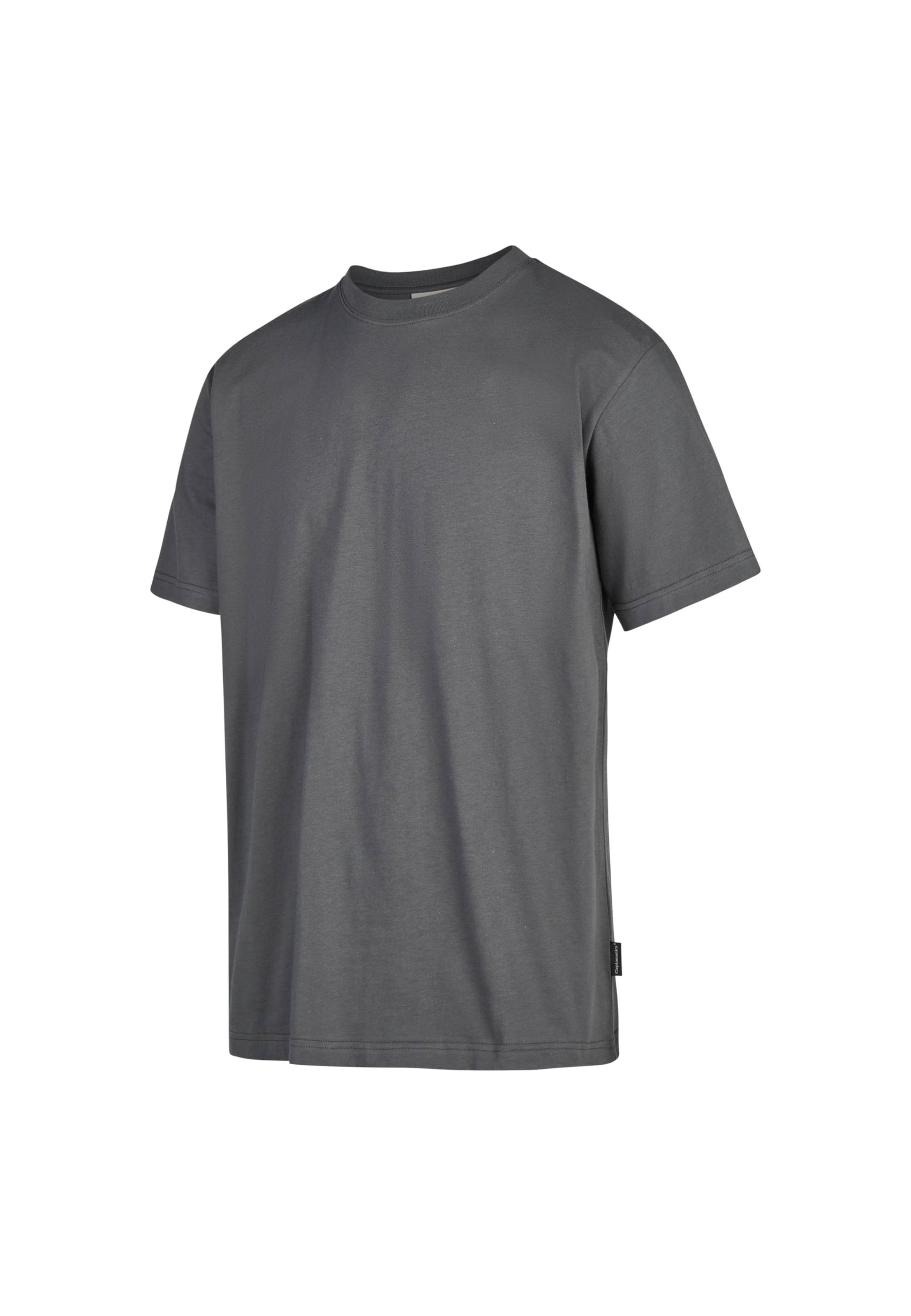Cleptomanicx Shirt 'Classic Tee Ligull Classic' in Grey