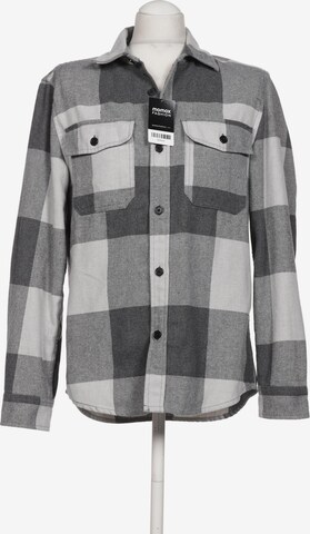 H&M Button Up Shirt in S in Grey: front