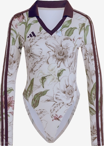 Body de sport 'Adidas x Farm Rio' ADIDAS SPORTSWEAR en beige : devant