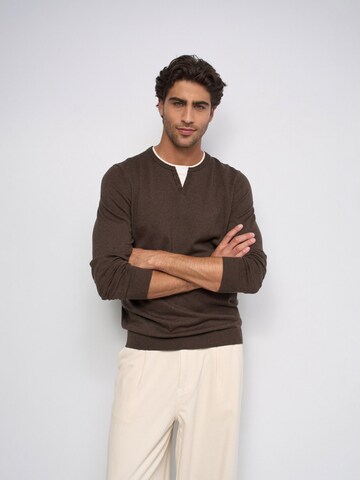 Salsa Jeans Pullover in Braun: Vorderseite