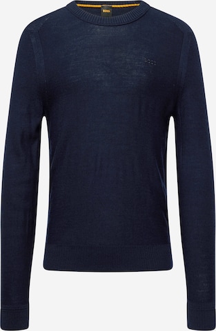 BOSS Orange - Pullover 'Avac' em azul: frente