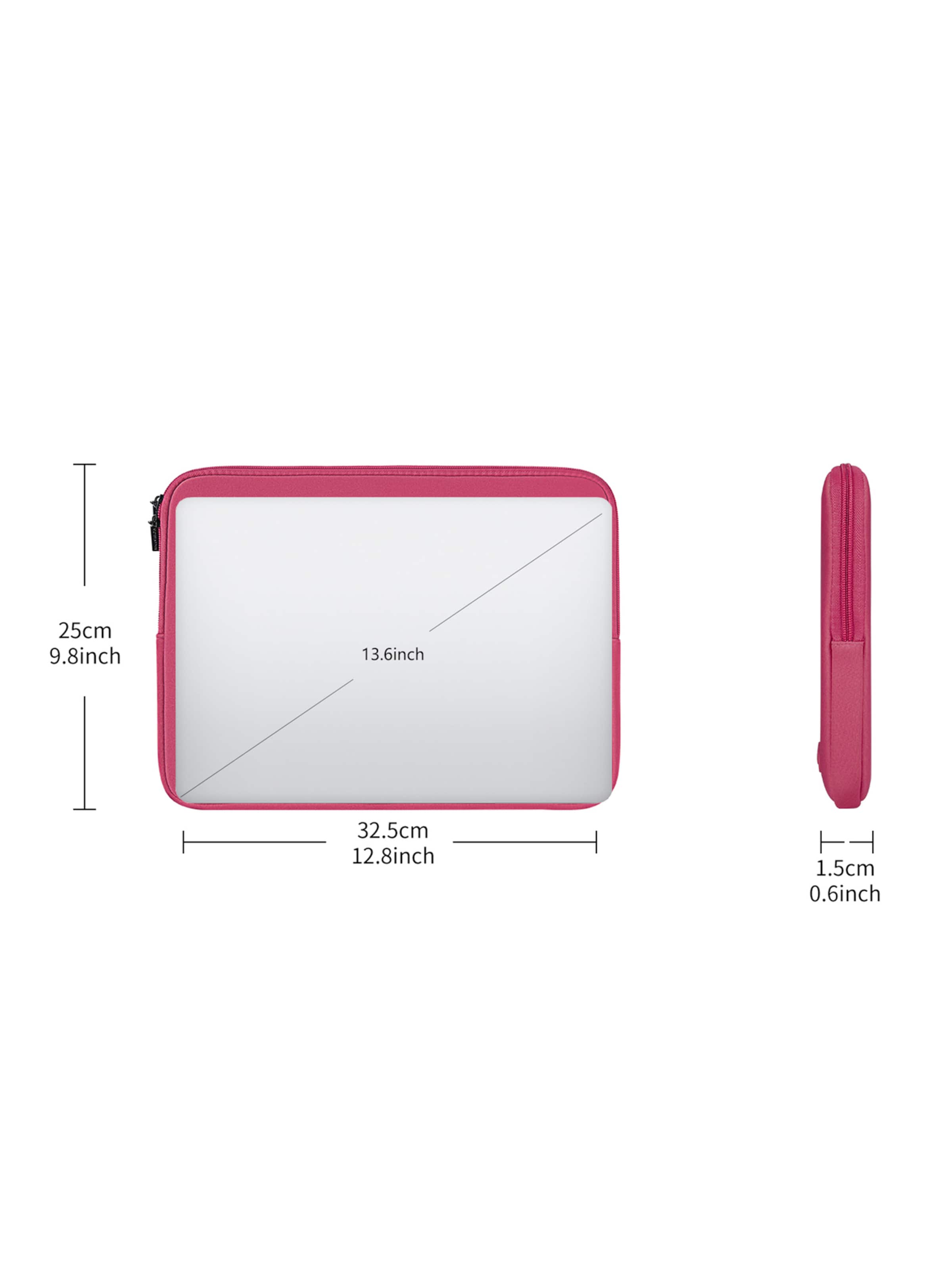 Victoria Hyde Laptoptas ' Adam ' in Roze