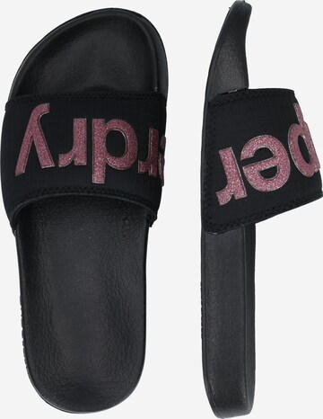 juoda Superdry Sandalai / maudymosi batai