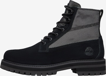 TIMBERLAND Schnürboots in Schwarz: Vorderseite